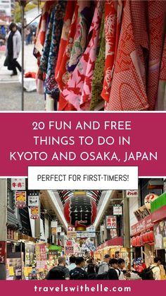 Traveling to Japan on a budget? Check out our guide to 20 free things to do in Kyoto and Osaka! From serene parks to fascinating historical sites, these unique experiences won’t cost you a yen. Japan On A Budget, Matsuri Festival, Traveling To Japan, Fushimi Inari Taisha, Affordable Vacations, Japan Vacation, Osaka Castle, Japan Trip, Unique Experiences