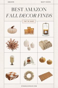 the best amazon fall decor finds