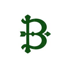 the letter b is made up of arrows and an arrow pointing to the right side