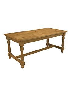 a wooden table with two legs and a square top on an isolated white background,