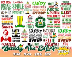 an image of holiday svg files