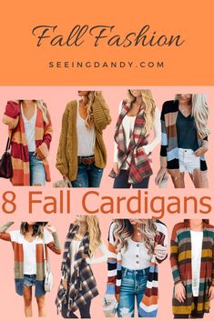 the 8 fall cardigans