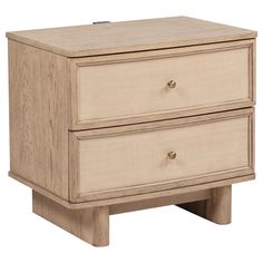 two drawers with one drawer open on each side and the other closed to reveal an object