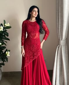 Chikankari Sharara, Kurti Anarkali, Indian Kurti, Suit Salwar, Pakistani Fancy Dresses