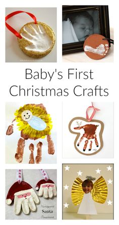 baby's first christmas crafts for babies and toddlers to make with their own hands