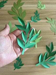 Dinosaur Plant, Diy Paper Butterfly, Paper Leaf, Paper Leaves, Folded Book Art, Leaf Images, Leaf Template, Paper Flower Template, Paper Butterfly