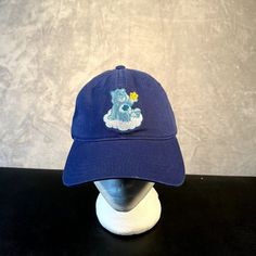 Carebear Hat Size: One Size Adjustable Color: Blue Condition: This Carebear Hat Is In Perfect Condition. Brand New With Tags Attached. Never Been Worn! See All Pictures! Gently Used Ships Within 12 Hrs (Except Sundays) Top Rated Seller Blue Baseball Cap For Beach, Blue Vacation Hat, One Size Fits Most, Adjustable Blue Dad Hat Baseball Cap, Adjustable Blue Cotton Hat, Blue Brimmed Cotton Baseball Cap, Blue Cotton Brimmed Baseball Cap, Playful Blue Cotton Hats, Blue Cotton Hat With Curved Brim, Blue Baseball Cap With Curved Brim For Vacation