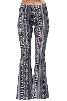 PRICES MAY VARY. 95% Polyester, 5% Spandex Imported Pull On closure Machine Wash ✿ Daisy Del Sol's pull-on stretch knit high waist bell bottoms in a beautiful boho floral and paisley prints. High rise, stretch fabric and amazingly flattering - try pairing with any muscle tanks or vintage tees. Dramatic bell, not for the faint of heart. Available in Size: Small, Medium, & Large. If unsure or in between sizes, we recommend purchasing the next size up. ✿ Available sizes: Small, Medium, Large, XL Le Thrifting Ideas, Latina Fashion Outfits, Flared Leggings, Latina Fashion, Cute Pants, Bell Bottom Pants, Flare Leggings, Bell Bottom, Muscle Tanks