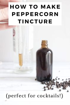 In addition to being a spicy addition to an alcoholic drink, peppercorn tincture offers has a range of medicinal benefits. From supporting nutrient absorption to helping digestion, this is a great herbal remedy to have on hand. Nettle Tincture, Lemon Balm Tincture, Tinctures Recipes, Homemade Alcohol, Herbal Recipes, Herbal Tinctures, Lemon Balm, Improve Digestion, Herbal Medicine