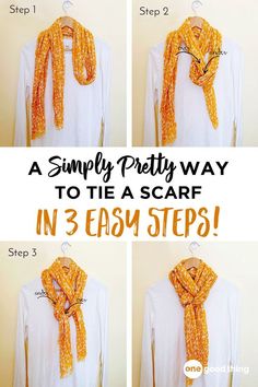 Scarf Hacks, Ways To Tie A Scarf, Scarf Wearing, Scarf Wearing Styles, Smart Closet, Ways To Tie Scarves, Interesting Fashion, Tie A Scarf, Scarf Ideas