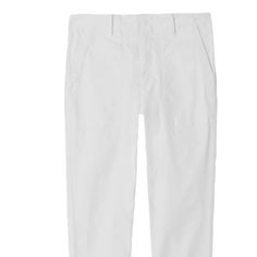 Size 26. Nili Lotan’s White “Jenna” Pants Have A Modern Tight Cut With A Shortened Leg. The Frayed Hem And Eyelet Pockets Complete The Cool Look. Cool Look, Nili Lotan, White Pants, The Cool, Pant Jumpsuit, How To Look Better, Color White, Tights, Pants For Women