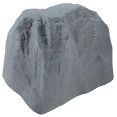 a large rock is shown on a white background for use as an object or decoration