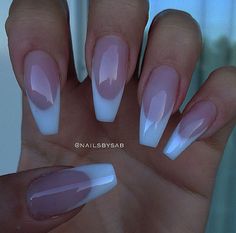 French Manicure Acrylic Nails, French Tip Acrylic Nails, French Acrylic Nails, Nail Colours, Nail Fashion, Dream Nails, Fancy Nails, French Tip Nails