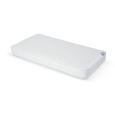 an image of a white mattress on a white background with clippings to the side