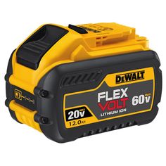 a yellow and black power tool