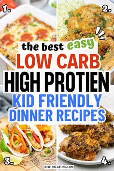 the best low carb high protein kid friendly dinner recipes