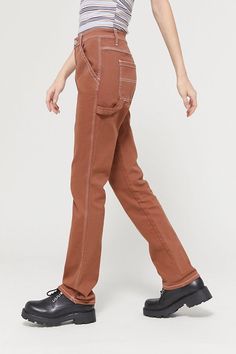 Dickies Carpenter Pants Outfit, Carpenter Pants Outfit, Fall Clothes For Women, Fall Checklist, Retro Pants, Trendy Skirts, Women's Bottoms, Pants Outfits, Carpenter Pants