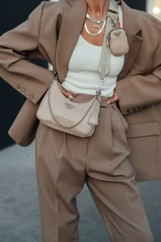 Walmart Outfits, Beige Outfit, Pant Suits, Outfit Trends, Skagen, Looks Chic, 가을 패션, Mode Vintage