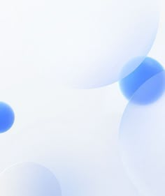 an abstract blue and white background with circles