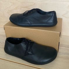 Eu42 | Mens 9-9.5 Vivobarefoot Ra Dress Shoes Minimalist Barefoot Wide Toe Box Shoes Used Like New Condition Check Out My Closet For Other Brands Like Altra, Xero, Nike, Lululemon, Abercrombie, Gymshark, Alphalete Get Ready For Wedding Season! #175 Wide Toe Box Shoes, Shoes Minimalist, Box Shoes, Barefoot Shoes, Shoes Black, Wedding Season, Black Shoes, Black Color, Dress Shoes