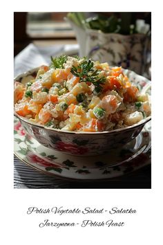 This Polish Vegetable Salad, (Sałatka Jarzynowa), is a traditional dish served during holidays. Follow this easy recipe for a classic Polish salad.