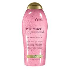 Infused With Rose Water, Rose Quartz And Pink Sea Salt, Softens Skin And Lightly Exfoliates, For Lightweight Hydration, No Sulfates Size: (Pack of 3). Rose Water Body Wash, Rose Water And Pink Sea Salt, Rose Body Wash, Sea Salt Scrubs, Pink Sea Salt, Pink Sea, Body Spa, Water Bodies, Salt Scrub