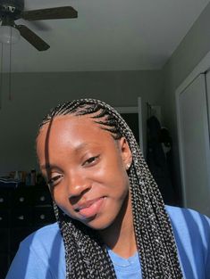 Feed In Braids Cornrows With Knotless, Short Feed In Braids, Feed In Braids, African Hair Braiding Styles, Feed In Braid, Box Braids Styling