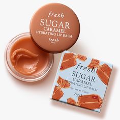 Sugar Caramel Hydrating Lip Balm, 6Gr | Lip Care | Fresh Beauty US Hyaluronic Acid Moisturizer, Sweet Lips