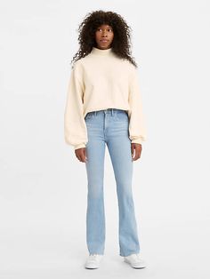 726 High Rise Flare Women's Jeans - Medium Wash | Levi's® US Levi Bootcut Jeans, Style 2023, Button Fly Jeans, Slim Leg, Jeans Color