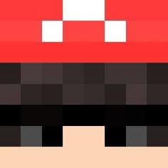 an image of a man with a mushroom on his head in minecraft style pixel art