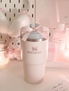 Pink Stanley, Stanley Iceflow, Soft Pink Theme, Straw Tumbler, Vacuum Insulated Water Bottle, Pink Aura, Pink Life