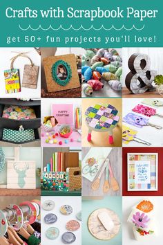 crafts with scrapbook paper get 50 fun projects you'll love