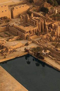 an aerial view of the ancient city of egypt