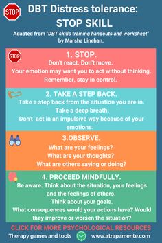 Dbt Skills Stop, Stop Technique Dbt, Build Mastery Dbt, Stop Dbt Skill, Stop Skill Dbt, Urge Surfing Dbt, Marsha Linehan Dbt, What Is Therapy