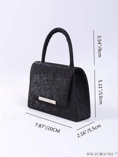 BagForLove - Black Glitter Square Metal Decor Flap Top Handle Bag - Perfect for Parties Product Description Color Black Magnetic Yes Strap Type Chain Style Minimalist Pattern Type Plain Closure Type Flap Type Square Bag Material Glitter Composition 100% Polyester Care Instructions Do not wash Details Pictures Similar Products h2 { text-align: center; } /* æ¢è¡ */ li{ white-space: normal; word-break: break-all; word-wrap: break-word; } .red-box { width: 100%; display: flex; flex-direction: row; flex-wrap: wrap; justify-content: center; } .red-box > div { width: 190px; height: 250px; margin: 10px; } .red-box > div > a > img { width: 190px; height: 250px; } .size-box { width: 100%; margin: auto; white-space: nowrap; } .table { border-collapse: collapse; border-spacing: 0; width: 100%; table Rectangular Glitter Bags For Everyday Use, Rectangular Glitter Bag For Everyday Use, Rectangular Glitter Party Bag, Rectangular Glitter Evening Bag For Night Out, Glitter Rectangular Evening Bag For Night Out, Black Evening Bags With Sequins, Black Sequined Party Shoulder Bag, Rectangular Glitter Shoulder Bag For Everyday Use, Glitter Rectangular Shoulder Bag For Everyday Use