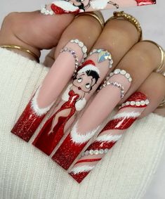 2023 Nails Ideas, Beach Nails Art, Nail Art Noel, Valentines Nail, Beach Nail Art, Santa Nails, Beach Nail, 2023 Nail