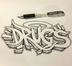 How To Draw Graffiti Lettering Style, Graffiti Doodles Ideas, Graffiti Style Art To Draw, Grafitti Art Ideas, Grafitis Ideas, Graffiti Fonts, Easy Graffiti