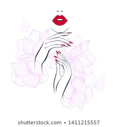 Nail Illustration Logo, Symbol Nails, Nail Art Logo Design, Nail Art Logo, Nails Illustration, Logo Nail Art, Logo Nail, Globe Logo, Salon Logo Design