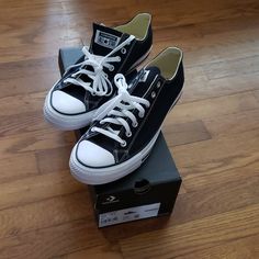 New Never Worn Black Converse All Star 11.5 Mens Black Converse, All Star Converse, Star Converse, Men's Converse, All Stars Converse, Converse Black, Black Converse, Converse All Star, Converse Shoes