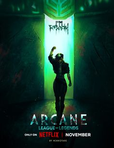 the poster for arcane's upcoming netflix series