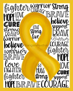 Wreath Sign, Gold Awareness Sign, Childhood Cancer, 8x10 Metal Sign DECOE-891, Sign For Wreath, DecoExchange - DecoExchange Awareness Wreath, Transfer Onto Wood, Love Warriors, Pumpkin Sign, Awareness Campaign, Strong Love, Awareness Ribbons, Wreath Sign, Sign Design