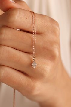 [PaidAd] 77 Essential Women Necklace Recommendations You Have To See Now #womennecklace Minimalist Diamond Necklace, Raw Diamond Necklace, Handmade Boho Jewelry, Dainty Gold Necklace, Fancy Jewellery, Jewelry Lookbook