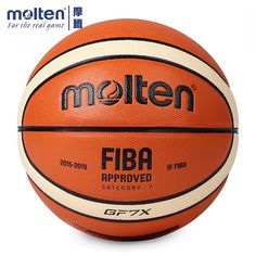 an orange and white basketball with the word molten on it's side