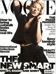 a woman is posing on the cover of a magazine with her hands behind her head