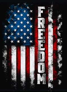 an american flag with the word freeborn on it