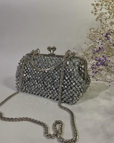 Pearl Bag,crystal Bag,handmade Bag,beaded Bag,luxury Bag,personalized Bag,luxury Crystal Bag,elegant Evening Bag,shining Handbag,blue Bag - Etsy Türkiye Sparkling Crystal Bags For Party, Silver Luxury Clutch Shoulder Bag, Luxury Silver Clutch Shoulder Bag, Silver Shoulder Bag For Party, Luxury Tote Evening Bag As Gift, Luxury Tote Evening Bag For Gift, Silver Mobile Phone Shoulder Bag For Party, Luxury Silver Top Handle Evening Bag, Silver Mobile Phone Bag For Parties