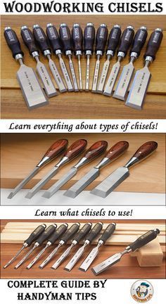 woodworking chisels with instructions and pictures