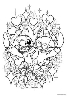 Coloring Therapy, Lilo Y Stitch, Color Therapy, Color, Colouring Pages