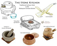 the stone kitchen is in malaysia and has many different types of items to choose from