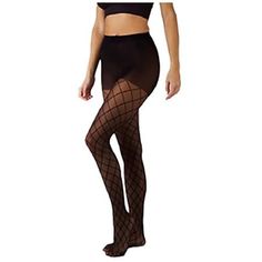 L'eggs Diamond Mesh Tights feature a classic diamond pattern layered over a sheer mesh background, making them a stylish addition to your wardrobe. These tights feature a light control top to comfortably smooth your tummy and hip areas. Soft fabrication Control top 20 denier appearance Made in Italy Black Mesh Party Tights, Edgy Fishnet Mesh Tights, Elegant Black Fishnet Hosiery, Black Fishnet Mesh Legwear, Gothic Black Fishnet Hosiery, Mesh Tights, 1950s Rockabilly, Hack Tool, Rockabilly Style